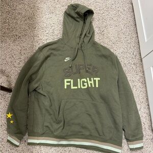 Nike Hoodie in Olive Green